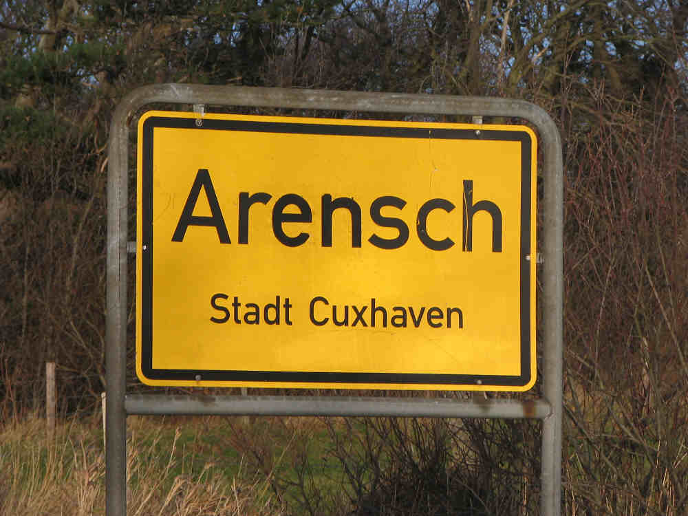 Orstschild Arensch