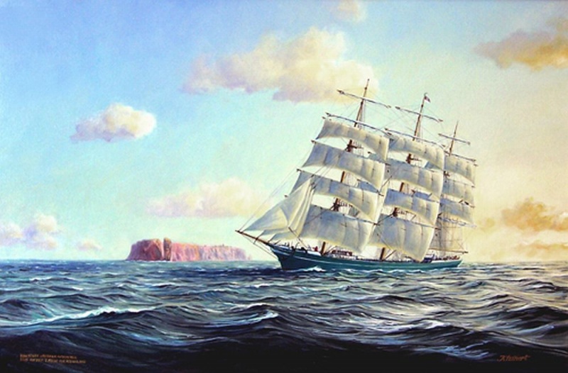 Datei:Vollschiff Rickmer Rickmers auf der ersten Reise vor Helgoland.jpg