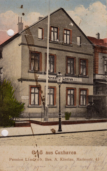 Datei:Marienstrasse 43 Kaeselau 1918.jpg